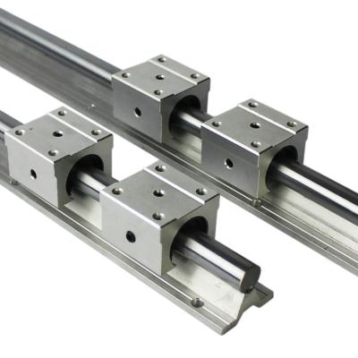 China 100% Ball Bearing Interchangeable Linear Block Linear Shaft SBR16UU SBR16LUU Rails Linear Slide Rail SBR16 for sale