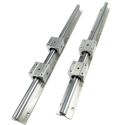 China 100% SBR20UU SBR20LUU Interchangeable Linear Shaft Block Linear Motion Ball Slide Rail Units SBR20 for sale