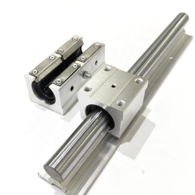China 100% SBR16 Interchangeable Aluminum 16MM Linear Guide Shaft Linear Guide Rail for sale