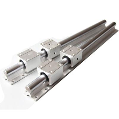 China 100% SBR16 SBR16UU SBR16LUU Interchangeable CNC Aluminum Circular Linear Guide Rail for sale