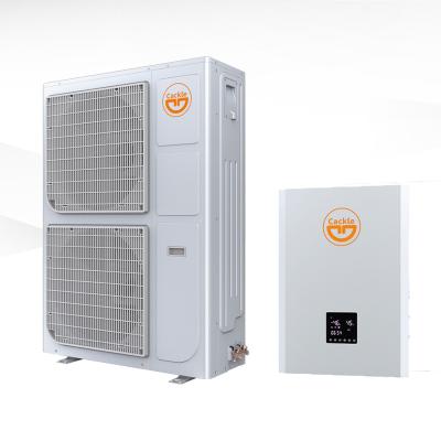 China Outdoor split system heat pump heating pump one split heat air ECU warmepumpe inverter heat pump for sale