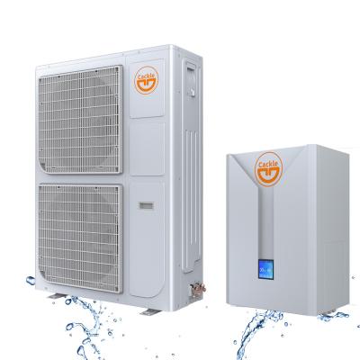 China 15kw Outdoor Mini Split Unit Inverter Heat Pump Air Water Heat Pump Indoor Hot Water Heat Pump For Home for sale