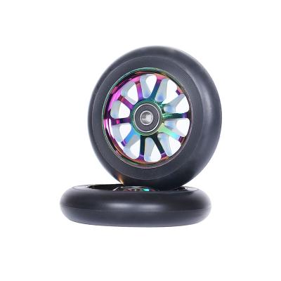China 2021 newest stunt scooter factory direct private design 3 foot scooter 3 foot scooter PU wheel+colorful PU wheel plastic for sale