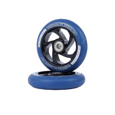 China Stunt pro stunt scooter low price guaranteed quality pu wheel 100mm alu core child freestyle scooter wheels for sale