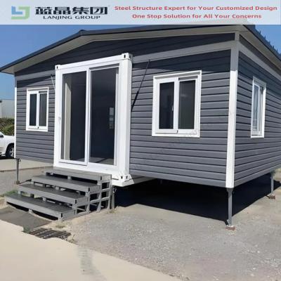 China Prefab 20ft 40ft Folding Container Homes Mobile Portable Tiny 2 3 Bedrooms for sale
