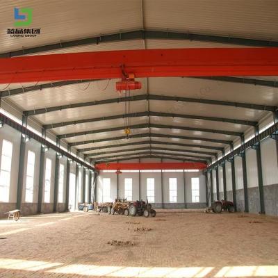 China Easy Build Light Structure Prefab Green Warehouse Sheds Prefab Warehouse for sale