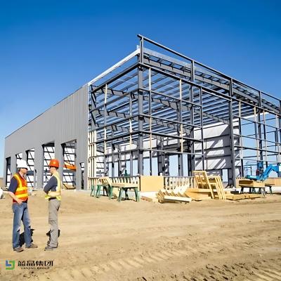 China Large Span Prefabricated Building High Strength Steel Modular Structure for sale