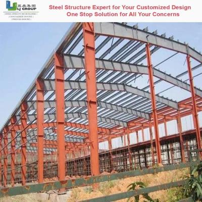 China Q355b Q235b Portal Frame Structure Galvanized Steel Thermal Insulation for sale