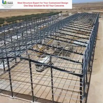 China Welding Prefabricated Steel Structures Large Span Sandwich Panel for sale