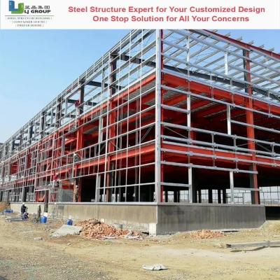 China Precision Steel Structure Building Multi Storey Frame Braced Structure for sale