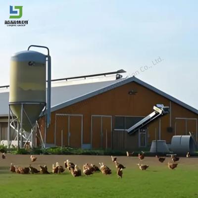 China Agriculture Pole Barn Steel Structure Farm Shed Building Poultry Chicken House for sale