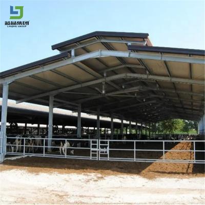 China Prefabricated Ready Made Wholesale Steel Structure Cattle Cow Goat Poultry Houses Farm Construction Shed Broiler Layer Chicken House for sale