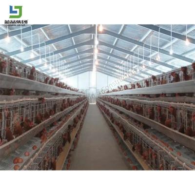 China Prefabricated Low Cost Steel Structure Poultry House Construction Layer Cage Chicken Pig Goat Cow Breeding Shed Cattle Farming Farm In China for sale