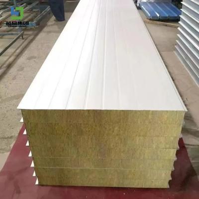 China Fireproof Board Metal Sheet Sandwich Prefabricated Wall EPS PU Rock Wool for sale