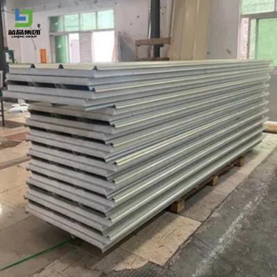 China Waterproof Fireproof Insulated Metal Sandwich Panel EPS PU Rock Wool Glasswool Galvanized for sale