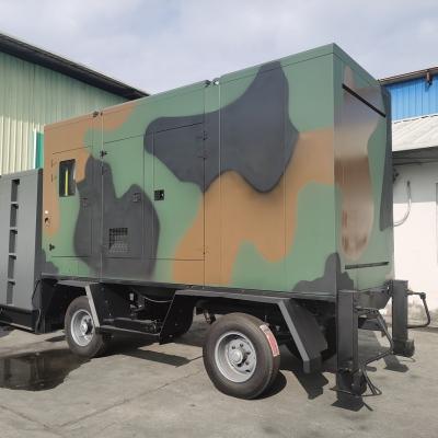 China Aanpasbare aanhangwagen Verplaatsbare Perkins Diesel Generator Set Te koop