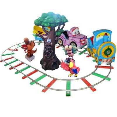 China High Quality FRP+Metal Kids Thomas Electric Equipment Track Train Rides for sale