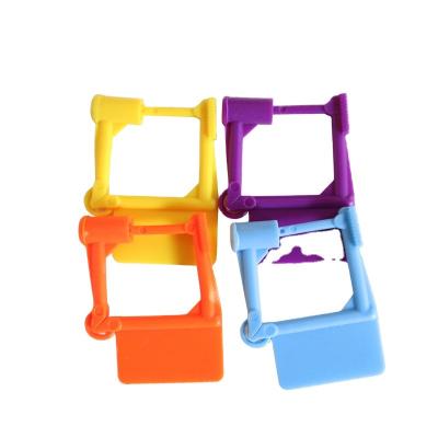 China Silver Plastic Numbered Bags AG PP002 Security Crash Carts Padlock Seals for sale