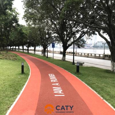 China Permeable Waterproof Rubber Jogging Track Waterproof Jogging Track Material EPDM Rubber Jogging Granules for sale