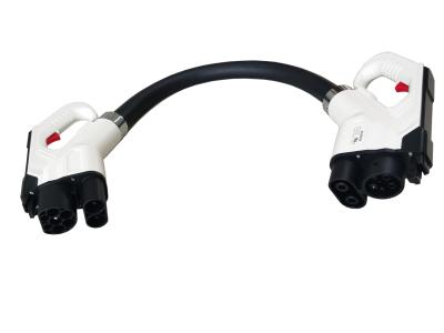 China 150A Thermoplastic CCS Type 1 To Type 2 EV Charging Adapters 1000VDC for sale