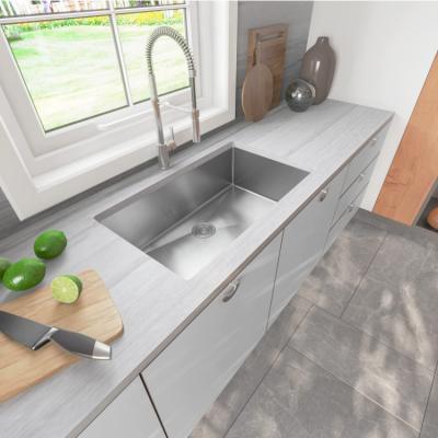 China Without Faucet 32 Inch Kitchen Sink Stainless Steel pia cozinha Single Bowl Undermount Kitchen Sink for sale