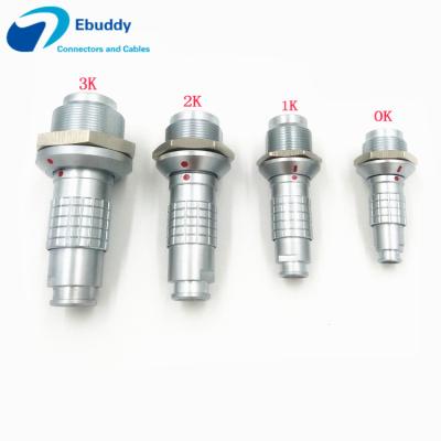 China Waterproof Stainless Circular Push Pull Connector Lemo K Serials 0k 1k 2k 3k 2-32 Pin for sale