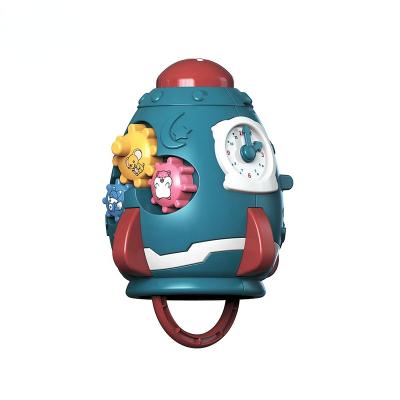 China With Spinning Speed Music Light And Rocket New Space Early Education Toys Small Cartoon Baby Shipplay With Music And Sound for sale