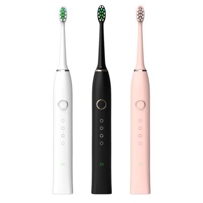 China 2021 Rechargeable Low Noise Sonic Electric Toothbrush Spins Up To 42000 RPM With Speed Memory Function 4 Modes White CE IPX7 for sale