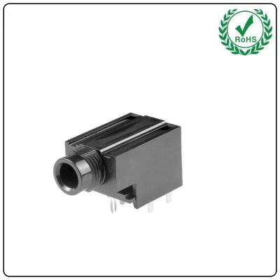 China Telefone audio Jack PJ6008A de Pin Terminals Female 6,35 da montagem 6 do PWB à venda