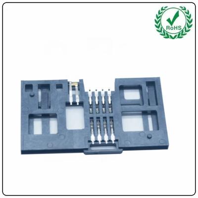 China Leitor de cartão esperto Connector do CI, tipo leitores de 8+2 Pin SMT de cartão de IC para a posição à venda