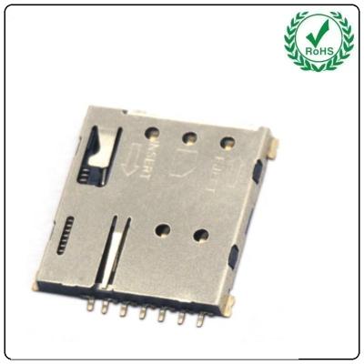 China Tipo estável tabuleta Sim Card Socket Holder Connector Nano do impulso do impulso do desempenho à venda