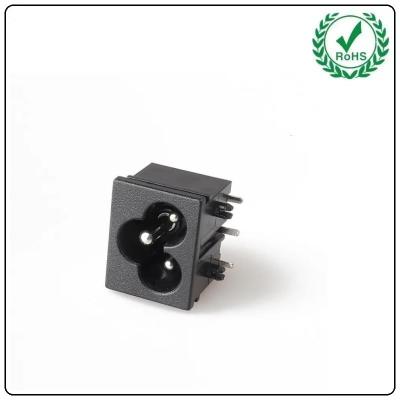 China Conector do Pin IEC320 da C.A. Mickey Black 3 do soquete da tomada da entrada da montagem do parafuso LZ-6-1WP4P3 à venda