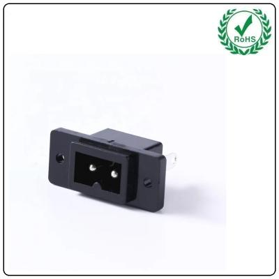 China LZ-8-24 Tomada de tomada de 2P 2P IEC 320 C8 Tomada de montagem parafusada Tomada de entrada Conector de alimentação à venda