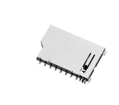 China Micro temperatura de funcionamento -25~+90 do soquete de Smart Card do cartão do Sd ' C à venda