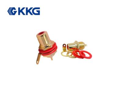 China Arruela de bronze de bronze do pom do Pin do soquete 50Hz do conector de RCA do corpo da liga à venda