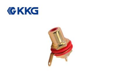 China Áudio de alta fidelidade de solda de bronze de Pom Insulator For do soquete fêmea do conector de RCA à venda