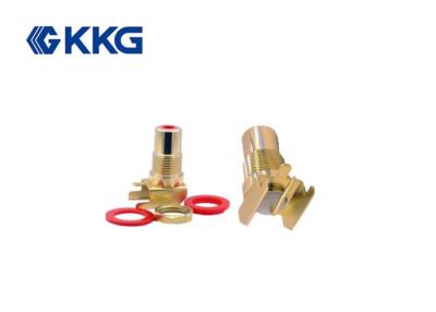 China Soquete do conector de RCA do terminal audio, Rca dourado Jack ISO9001 da montagem do PWB à venda
