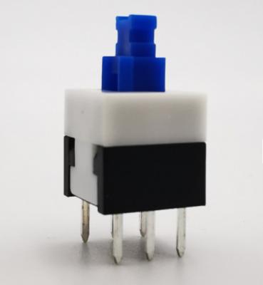 China Auto do MERGULHO do Pin de DC12V 0.2A 6 que trava no interruptor fora chave 7x7 à venda