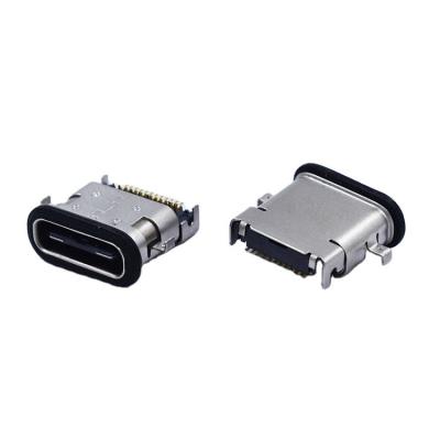 China Soquete meados de IP67 do receptáculo de Pin Type C do híbrido 24 da montagem impermeável à venda
