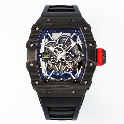 China Waterproof TOP original from YS BBR factory RM27 RM35 RM47 RM52 RM55 Tourbillon Skull samurai Hollow out Automatic mechanical watch for sale
