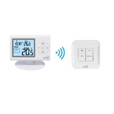 China Riseem 7 Day Programmable Thermostat , WiFi Room Thermostat With Heating And Cooling Control for sale