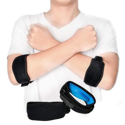 China Waterproof tennis elbow brace with compression pad for sale