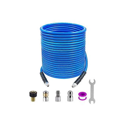 China Car wash sewer pipe household car washing machine high pressure pipe cleaning dredge pipe with M22 15MM/14MM for sale