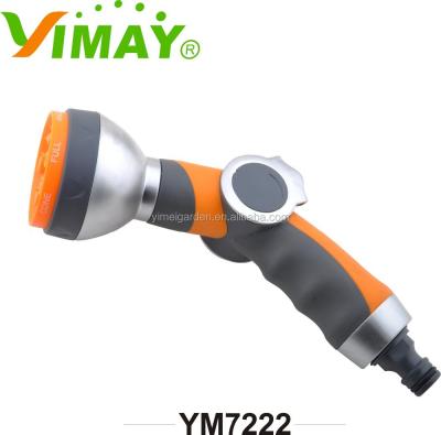 China Soft Grip Garden Soft Coated 7 Pattern Spray Gun for sale