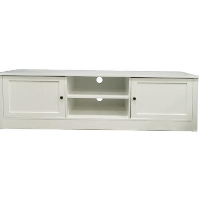 China Adjustable (other) Factory supply Modern TV cabinet living room Furniture TV stand Wooden Entertainment Table with NC painting for sale