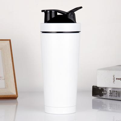 China Custom 17oz Double Wall Metal Logo Gym Protein Mix Shaker Custom Eco Friendly Stainless Steel Cup Stocked Bottle for sale