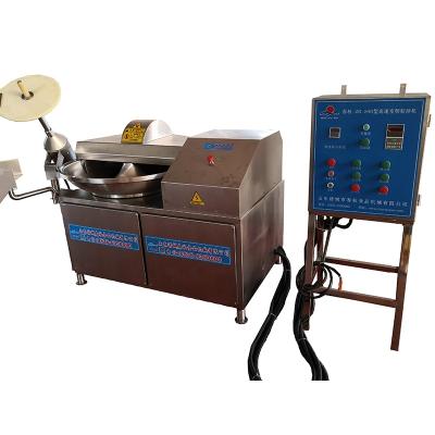 China Meat Processing Industrial High Speed Commercial 125L Meat Cutting Machine Vegetable Meat Cutter Bowl for sale