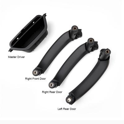 China ABS+PC BMW X3 X4 F25 F26 2010-2017 4 PCS SET Beige Black Carbon Fiber Inner Interior Door Pull Handle Trim Cover 51419209216 for sale