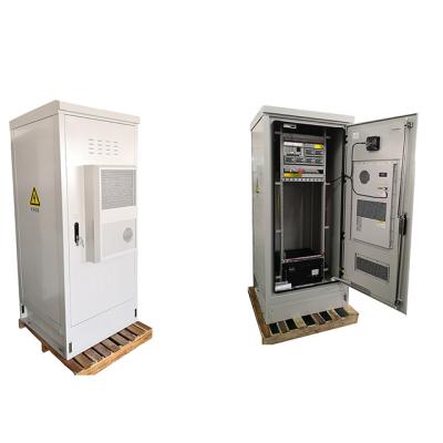 China Customized Outdoor Electronic Equipment Outdoor Cabinet For Telecom Communication 18U 24U 30U Smart Waterproof IP55 Degree for sale