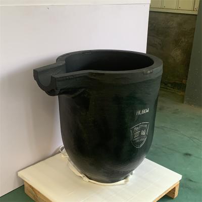 Cina Progettazione specializzata dello scarico controllato versamento in carburo di silicio grafito crogiolo per la fusione di metalli non ferrosi in vendita